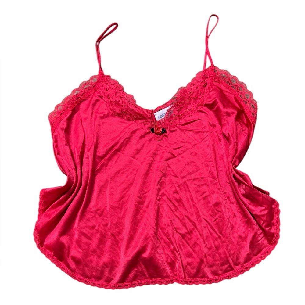 Vintage red intimates nightshirt, small